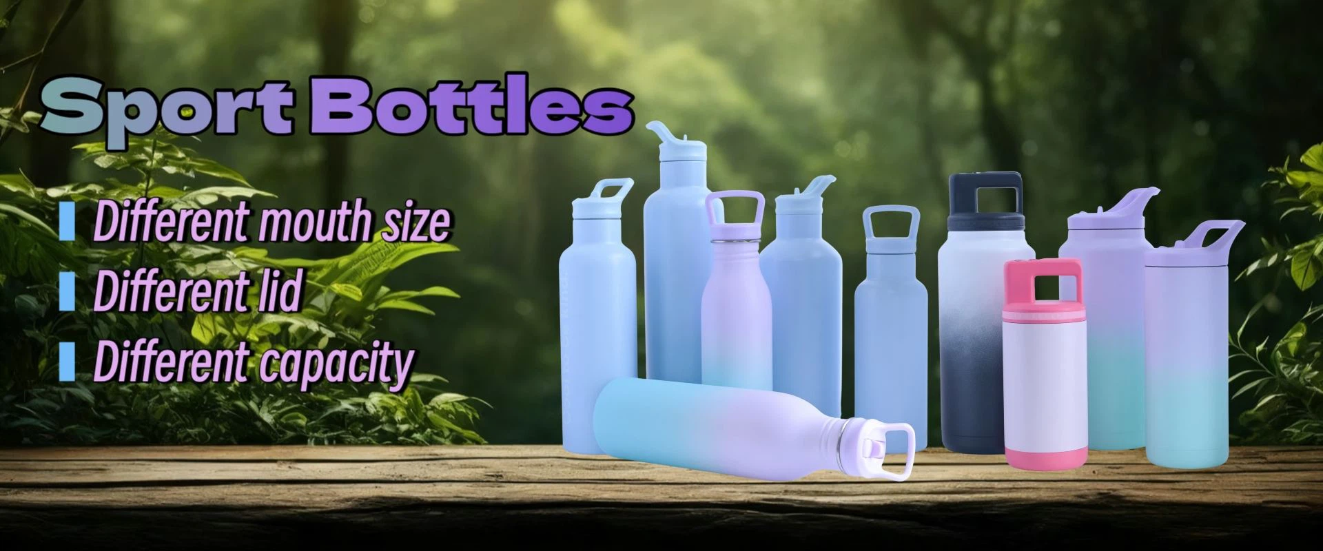 fashion sport water bottle