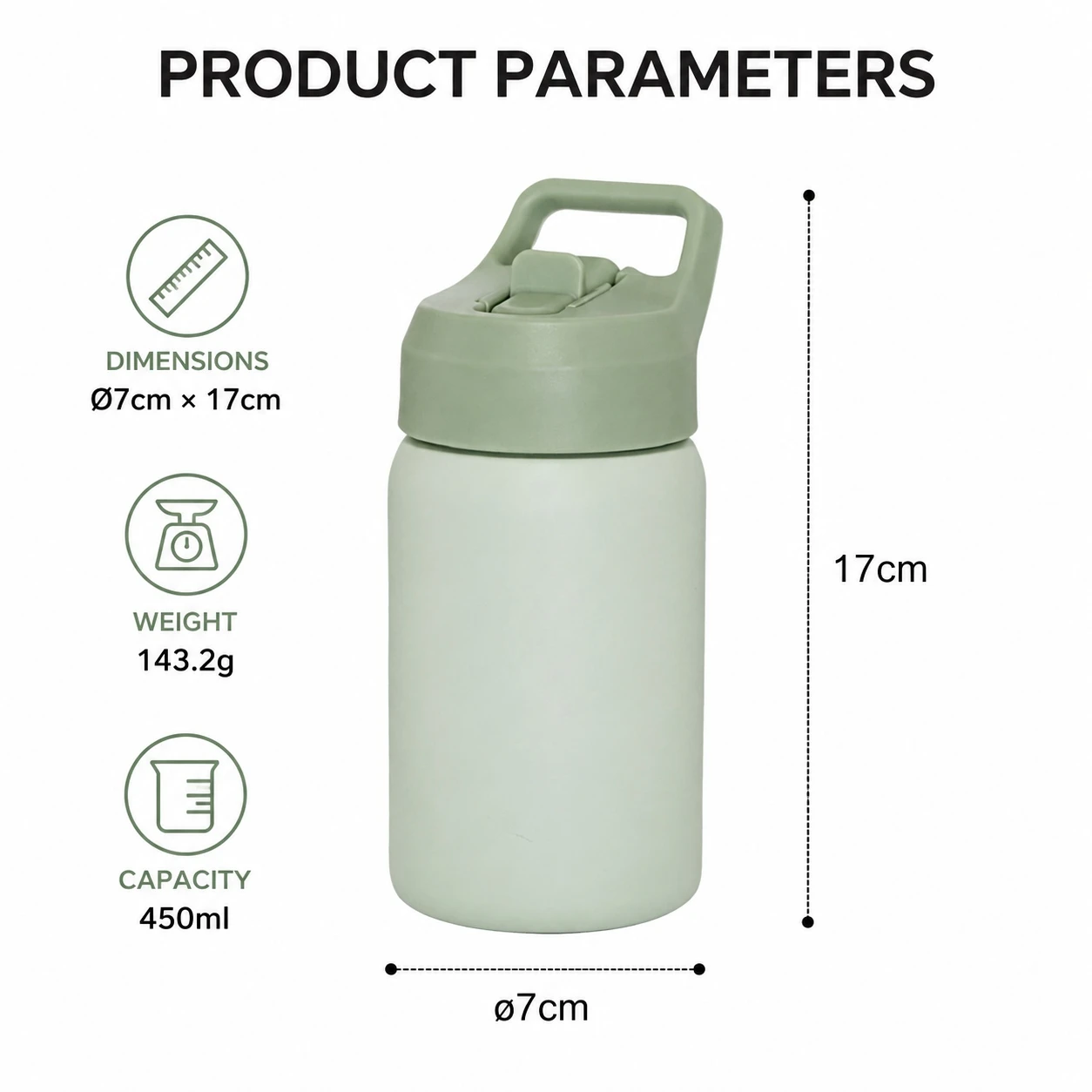 single-layer stainless kids water bottle single-layer stainless kids water bottle