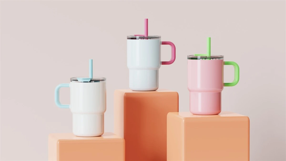 Tumbler with Handle and Straw Tumbler with Handle and Straw