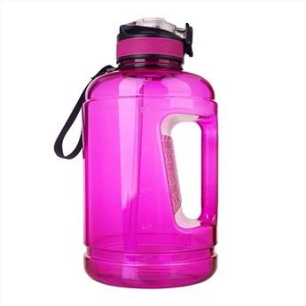 90oz Free Sample Outdoor Gallon Bottles Big Size Custom Logo Gym Straw Water Bottles With Handle